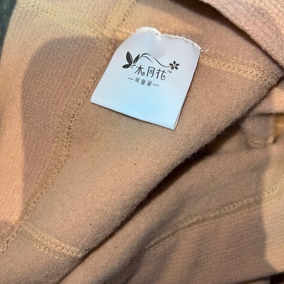 Fashion fleece lined leopard print leggings Sz M - Picture 4 of 12